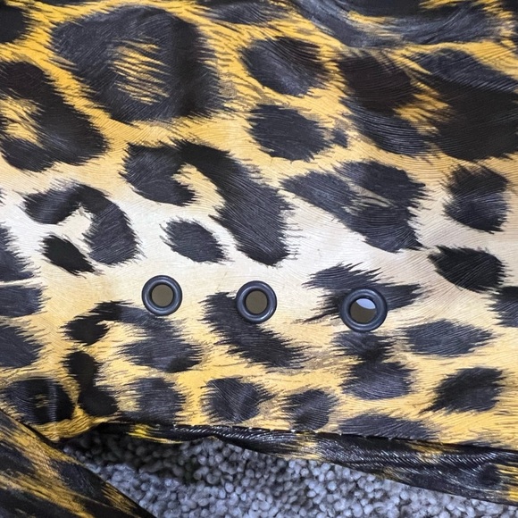 NWT 80s-90s Liberty Umbrella Co LeopardJacket/vintage leopard raincoat XL/XXL - Picture 12 of 14